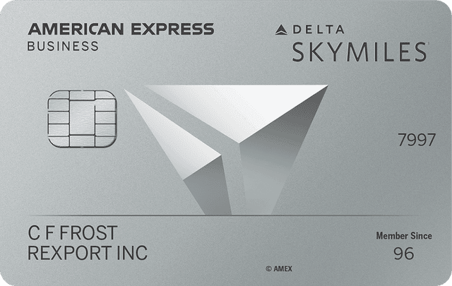 Delta SkyMiles Platinum Business credit card