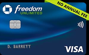 Freedom Unlimited credit card